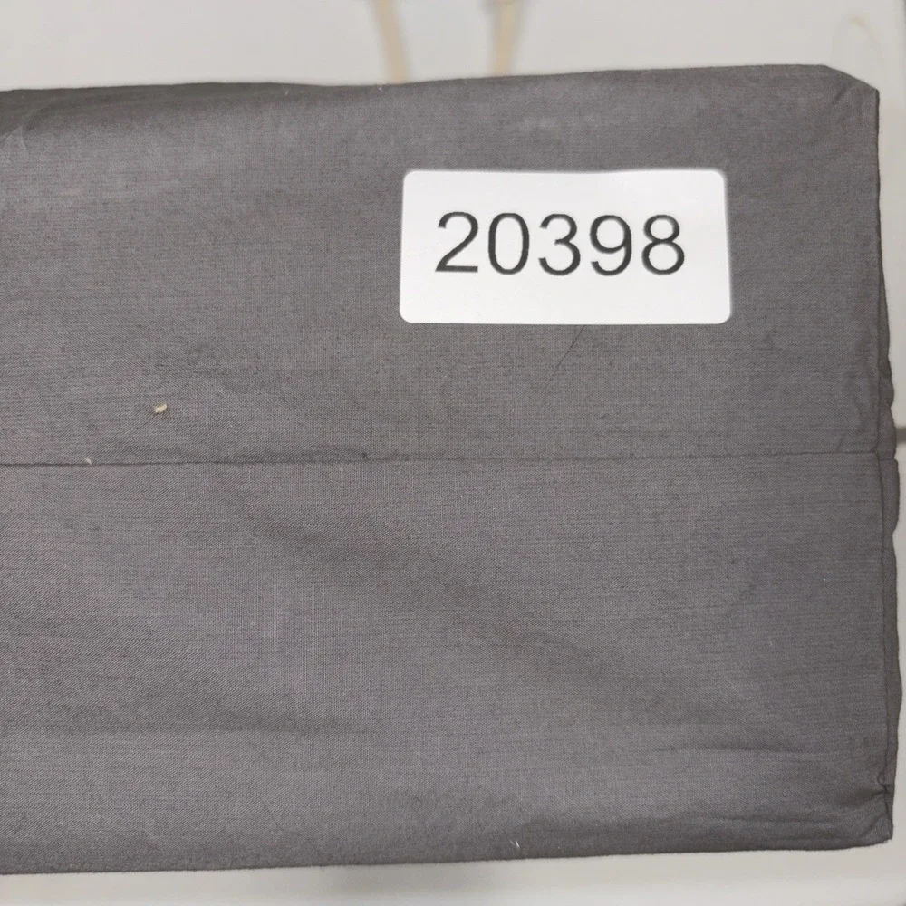 Casaluna Supima Percale Sheet Set Full Size Dark Gray 250 Thread Count
